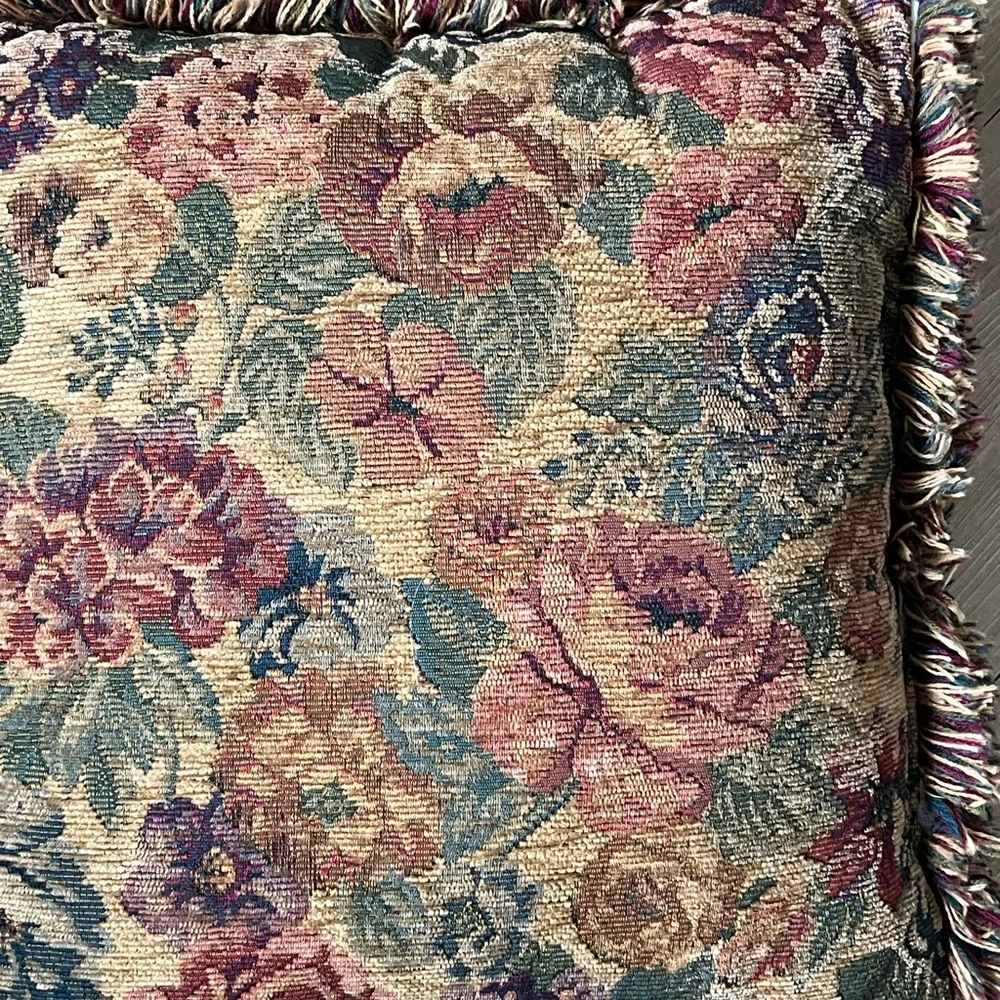 Pier 1 Imports Bellagio Floral Tapestry Throw Pillow 17